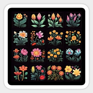 Summer Flowers Sticker